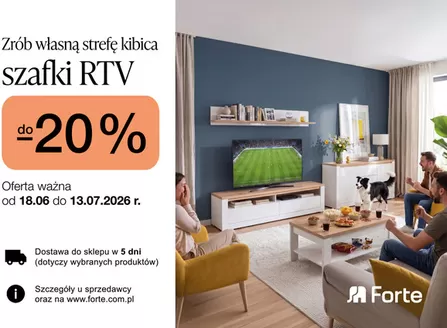 Katalog Forte Meble w: Łobez | Rabat do - 15 % | 2026-07-03T00:00:00.000Z - 2026-07-13T00:00:00.000Z