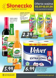 Katalog Słoneczko | Sloneczko gazetka | 2026-07-02T00:00:00.000Z - 2026-07-12T00:00:00.000Z