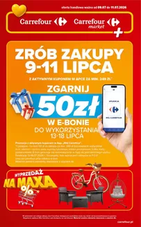 Katalog Carrefour Market | Gazetka Carrefour Market. PIĄTEK i SOBOTA w SUMIE pełne okazji | 2026-07-08T00:00:00.000Z - 2026-07-11T00:00:00.000Z