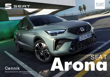 Katalog Seat | CENNIK SEAT ARONA KJP MY27PY26W14 2026 07 03 V01F | 2026-01-01T00:00:00.000Z - 2026-12-31T00:00:00.000Z