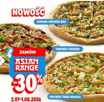 Katalog Domino's Pizza | Promocje do - 50 % | 2026-07-07T00:00:00.000Z - 2026-08-01T00:00:00.000Z