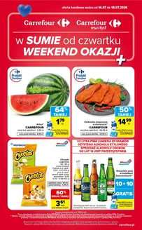 Katalog Carrefour | Gazetka Carrefour Market w SUMIE od czwartku WEEKEND OKAZJI | 2026-07-15T00:00:00.000Z - 2026-07-18T00:00:00.000Z