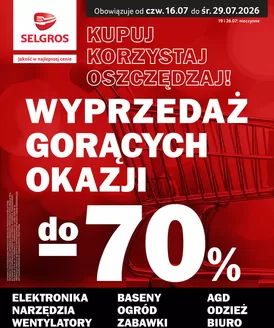 Katalog Selgros w: Lubniewice | Totalna Wyprzedaż | 2026-07-16T00:00:00.000Z - 2026-07-29T00:00:00.000Z
