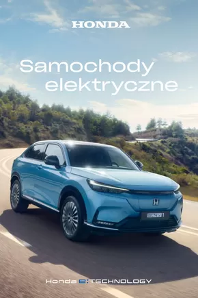 Katalog Honda | Honda Samochody elektryczne Hondy | 2025-04-01T00:00:00.000Z - 2026-04-01T00:00:00.000Z
