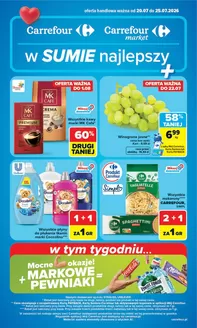Katalog Carrefour Market | Gazetka Carrefour Market z SUMIE najlepszy od poniedziałku | 2026-07-19T00:00:00.000Z - 2026-07-25T00:00:00.000Z