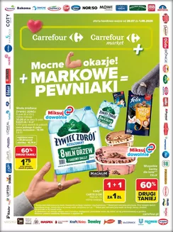Katalog Carrefour Market w: Ryjewo | Gazetka Carrefour Market w SUMIE markowe pewniaki | 2026-07-19T00:00:00.000Z - 2026-08-01T00:00:00.000Z
