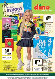 Katalog Dino | Dino szkola 2026 v13 zaakceptowany 1 pociete a4 | 2026-07-20T00:00:00.000Z - 2026-08-01T00:00:00.000Z