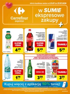 Katalog Carrefour Express | Gazetka Express w SUMIE ekspresowe zakupy | 2026-07-20T00:00:00.000Z - 2026-07-27T00:00:00.000Z
