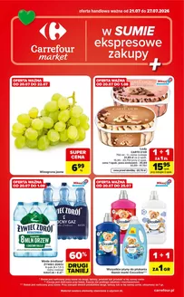 Katalog Carrefour w: Mała Wieś | Gazetka Carrefour Market w SUMIE ekspresowe zakupy | 2026-07-20T00:00:00.000Z - 2026-07-27T00:00:00.000Z
