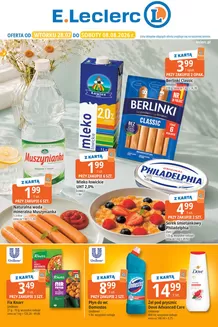 Katalog E.Leclerc | Świetna oferta dla wszystkich klientów | 2026-07-28T00:00:00.000Z - 2026-08-08T00:00:00.000Z