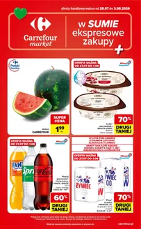 Katalog Carrefour Market | Gazetka Carrefour Market w SUMIE ekspresowe zakupy | 2026-07-27T00:00:00.000Z - 2026-08-03T00:00:00.000Z