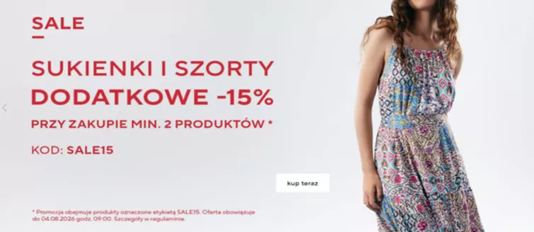 Katalog Top Secret | Sukienki I szorty dodatkowe -15% | 2026-07-28T00:00:00.000Z - 2026-08-04T00:00:00.000Z