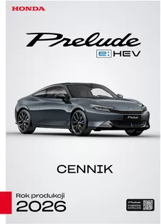 Katalog Honda w: Zielona Góra | PRELUDE eHEV Cennik Prod2026 2026 02 25 v2 | 2026-01-01T00:00:00.000Z - 2026-12-31T00:00:00.000Z
