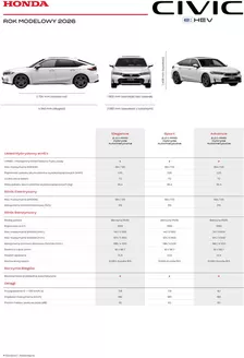 Katalog Honda | Civic eHEV specyfikacja 2026 03 v1 | 2026-01-01T00:00:00.000Z - 2026-12-31T00:00:00.000Z