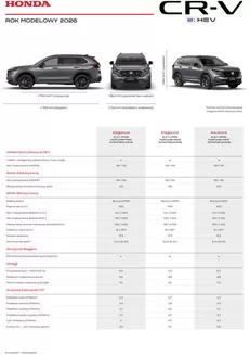 Katalog Honda w: Zielona Góra | CR V eHEV specyfikacja 2026 03 v1 | 2026-01-01T00:00:00.000Z - 2026-12-31T00:00:00.000Z
