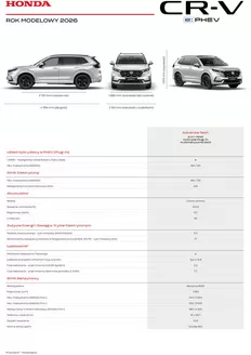 Katalog Honda | CR V ePHEV specyfikacja 2026 03 v1 | 2026-01-01T00:00:00.000Z - 2026-12-31T00:00:00.000Z