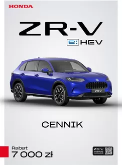 Katalog Honda | ZR V eHEV Cennik Prod2026 Model2026 2026 07 01 v1 | 2026-01-01T00:00:00.000Z - 2026-12-31T00:00:00.000Z
