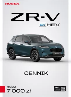 Katalog Honda | ZR V eHEV Cennik Prod2026 Model2027 2026 07 01 v1 | 2026-01-01T00:00:00.000Z - 2026-12-31T00:00:00.000Z