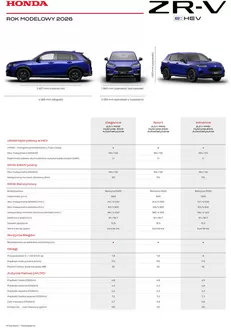 Katalog Honda | ZR V specyfikacja 2026 03 v1 | 2026-01-01T00:00:00.000Z - 2026-12-31T00:00:00.000Z