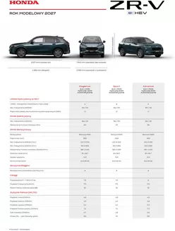 Katalog Honda | ZR V specyfikacja RokModey 2027 2026 04 v1 | 2026-01-01T00:00:00.000Z - 2026-12-31T00:00:00.000Z