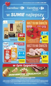 Katalog Carrefour w: Kobierzyce | Gazetka Carrefour Market w SUMIE najlepszy od poniedziałku | 2026-08-02T00:00:00.000Z - 2026-08-08T00:00:00.000Z