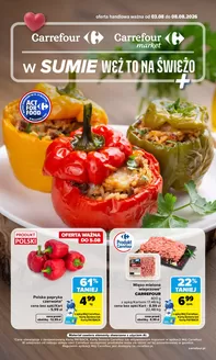 Katalog Carrefour w: Kobierzyce | Gazetka Carrefour Market w SUMIE weź to na świeżo | 2026-08-02T00:00:00.000Z - 2026-08-08T00:00:00.000Z