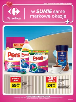Katalog Carrefour w: Kobierzyce | Gazetka Carrefour w SUMIE same markowe okazje | 2026-08-02T00:00:00.000Z - 2026-08-14T00:00:00.000Z