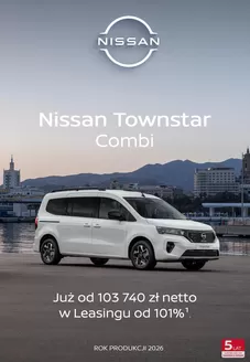 Katalog Nissan | Townstar combi cennik | 2026-08-04T00:00:00.000Z - 2026-08-18T00:00:00.000Z