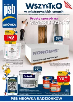 Katalog PSB Mrówka w: Siewierz | Mrówka gazetka | 2026-08-06T00:00:00.000Z - 2026-08-22T00:00:00.000Z