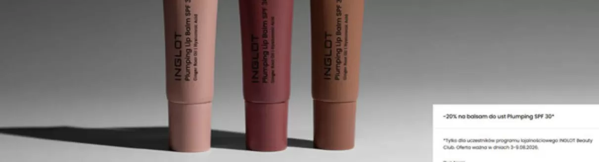 Katalog Inglot | -20 % | 2026-08-04T00:00:00.000Z - 2026-08-23T00:00:00.000Z