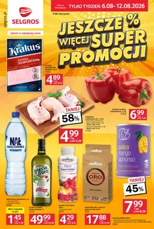 Katalog Selgros w: Lędziny | Jeszcze więcej super promocji! | 2026-08-06T00:00:00.000Z - 2026-08-12T00:00:00.000Z