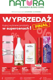 Katalog Drogerie Natura | Fa64f67cf5d1516ae4eec115ad32c8d935792166 | 2026-08-06T00:00:00.000Z - 2026-08-24T00:00:00.000Z