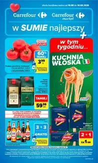 Katalog Carrefour | Gazetka Carrefour Market w SUMIE najlepszy od poniedziałku | 2026-08-09T00:00:00.000Z - 2026-08-14T00:00:00.000Z