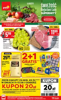 Katalog POLOmarket w: Dobra | Nowe promocje POLOmarket do 18.08 (G33) | 2026-08-12T00:00:00.000Z - 2026-08-18T00:00:00.000Z