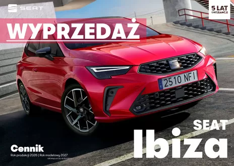 Katalog Seat | CENNIK SEAT IBIZA KJG MY27PY26W14 2026 08 10 V01E | 2026-01-01T00:00:00.000Z - 2026-12-31T00:00:00.000Z