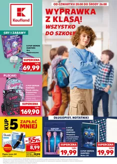 Katalog Kaufland | Kaufland Wszystko do szkoły ważne do 26.08 | 2026-08-19T00:00:00.000Z - 2026-08-26T00:00:00.000Z