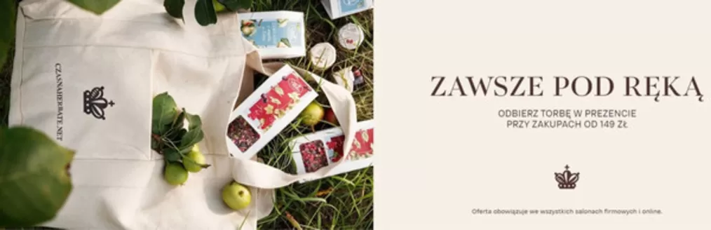 Katalog Czas na herbatę w: Gdynia | Zawsze pod ręką | 2026-08-19T00:00:00.000Z - 2026-09-13T00:00:00.000Z