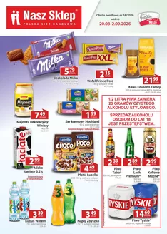 Katalog Nasz Sklep | Ekskluzywne okazje | 2026-08-20T00:00:00.000Z - 2026-09-02T00:00:00.000Z