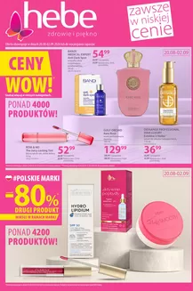 Katalog Hebe | Ulotka sierpien 2 20 2708 | 2026-08-20T00:00:00.000Z - 2026-09-02T00:00:00.000Z