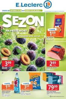 Katalog E.Leclerc | Najlepsze oferty dla wszystkich klientów | 2026-08-25T00:00:00.000Z - 2026-09-05T00:00:00.000Z