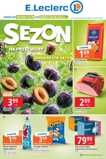 Katalog E.Leclerc | Oszczędzaj teraz dzięki naszym ofertom | 2026-08-25T00:00:00.000Z - 2026-09-05T00:00:00.000Z