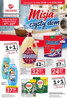 Katalog Selgros w: Serock | Katalog Sprzątanie | 2026-08-27T00:00:00.000Z - 2026-09-09T00:00:00.000Z