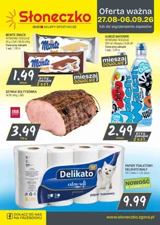 Katalog Słoneczko | Sloneczko gazetka | 2026-08-27T00:00:00.000Z - 2026-09-06T00:00:00.000Z