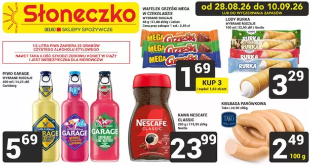 Katalog Słoneczko w: Przemyśl | Oszczędzaj teraz dzięki naszym ofertom | 2026-08-28T00:00:00.000Z - 2026-09-10T00:00:00.000Z