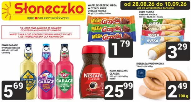 Katalog Słoneczko w: Przemyśl | Ekskluzywne oferty dla naszych klientów | 2026-08-28T00:00:00.000Z - 2026-09-10T00:00:00.000Z