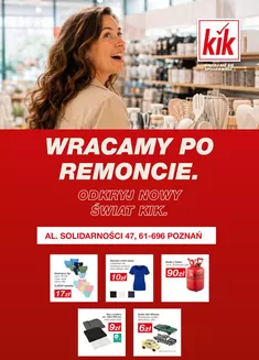 Katalog KiK w: Baćkowice | KiK wraca po remoncie! | 2026-09-01T00:00:00.000Z - 2026-09-07T00:00:00.000Z