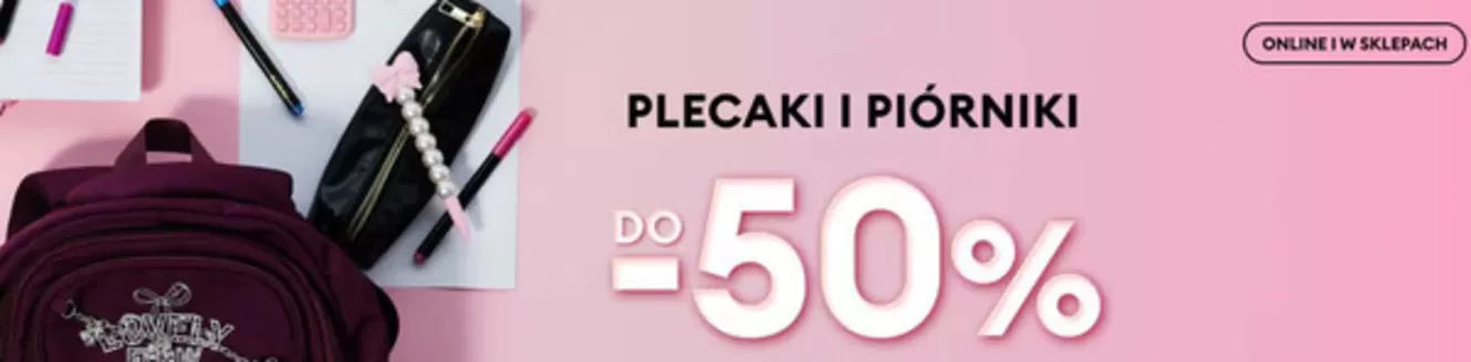 Katalog sinsay w: Baćkowice | Do - 50 %  | 2026-08-31T00:00:00.000Z - 2026-09-14T00:00:00.000Z
