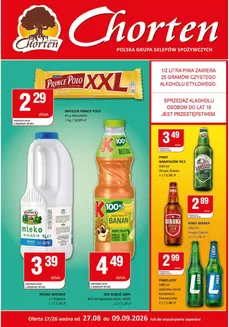 Katalog Chorten | CH Plakat B1 Nr 17 26 Gazetkowy | 2026-08-27T00:00:00.000Z - 2026-09-09T00:00:00.000Z