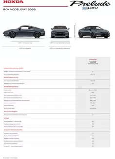 Katalog Honda | Prelude eHEV specyfikacja 2026 03 v1 | 2026-01-01T00:00:00.000Z - 2026-12-31T00:00:00.000Z