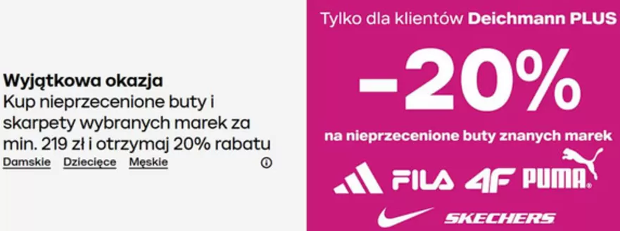 Katalog Deichmann | - 20 % | 2026-09-02T00:00:00.000Z - 2026-09-20T00:00:00.000Z